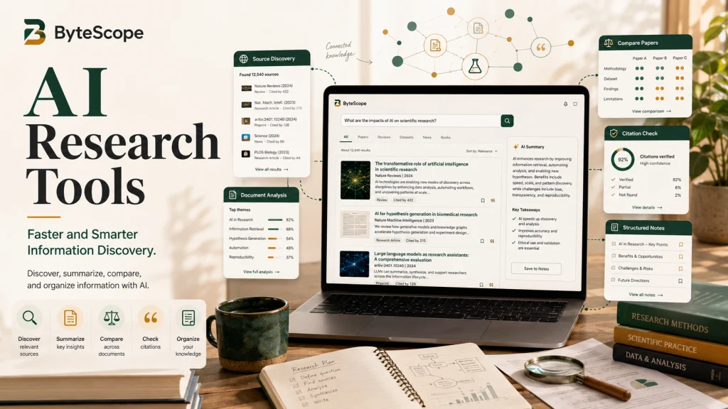 AI research tools for faster and smarter information discovery